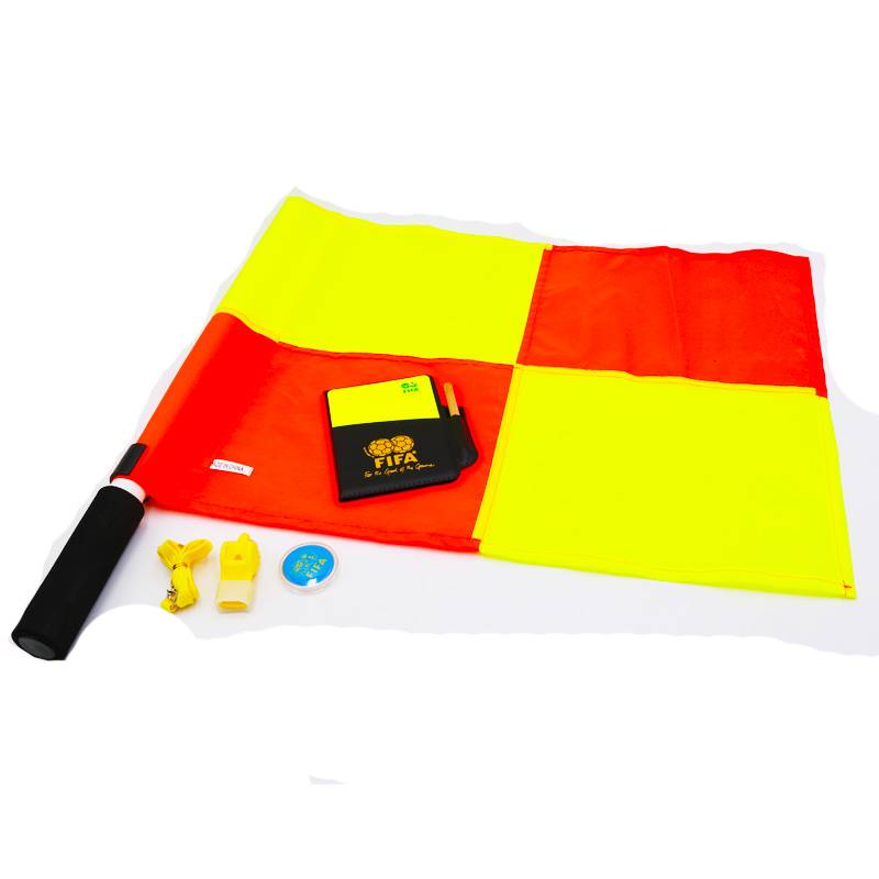 Red and yellow card+big patrol flag