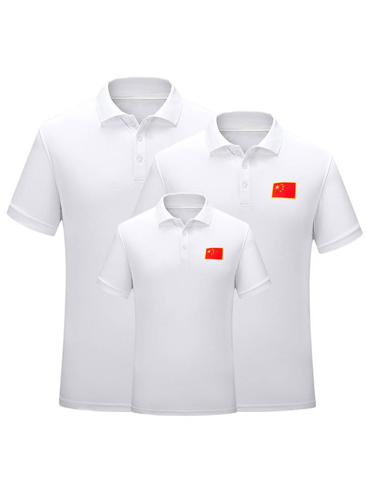 Xiaxin Chinese team short -sleeved T -shirt men's sports quick -drying POLO shirt coach referee breathable shirt customization