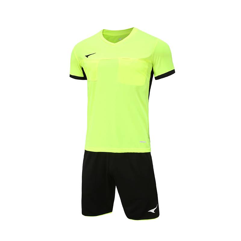 UCAN Ruke Referee Set Short -sleeved Football V -neck Ranning Professional Competition Judgment Equipment