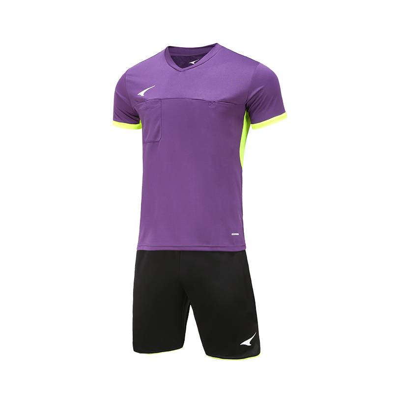 UCAN Ruke Referee Set Short -sleeved Football V -neck Ranning Professional Competition Judgment Equipment