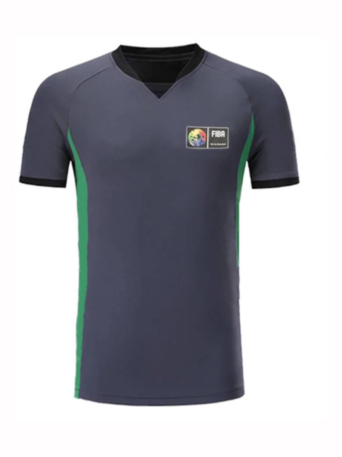 Gray -Green Basketball World Championship Asian Championships Basketball Judicial Server Server Server Jacket Personal Customized Passing Whistle