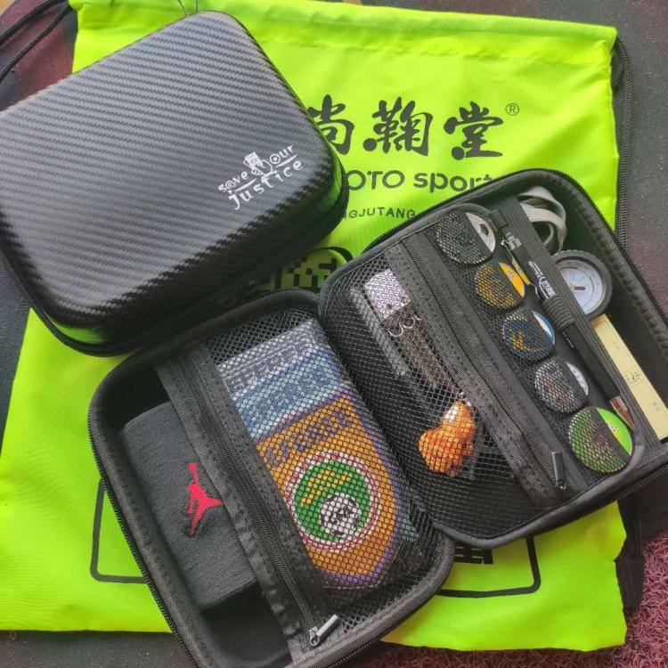 Soccer referee's set, football referee's red yellow hand and pen, yellow red picker whistle suit