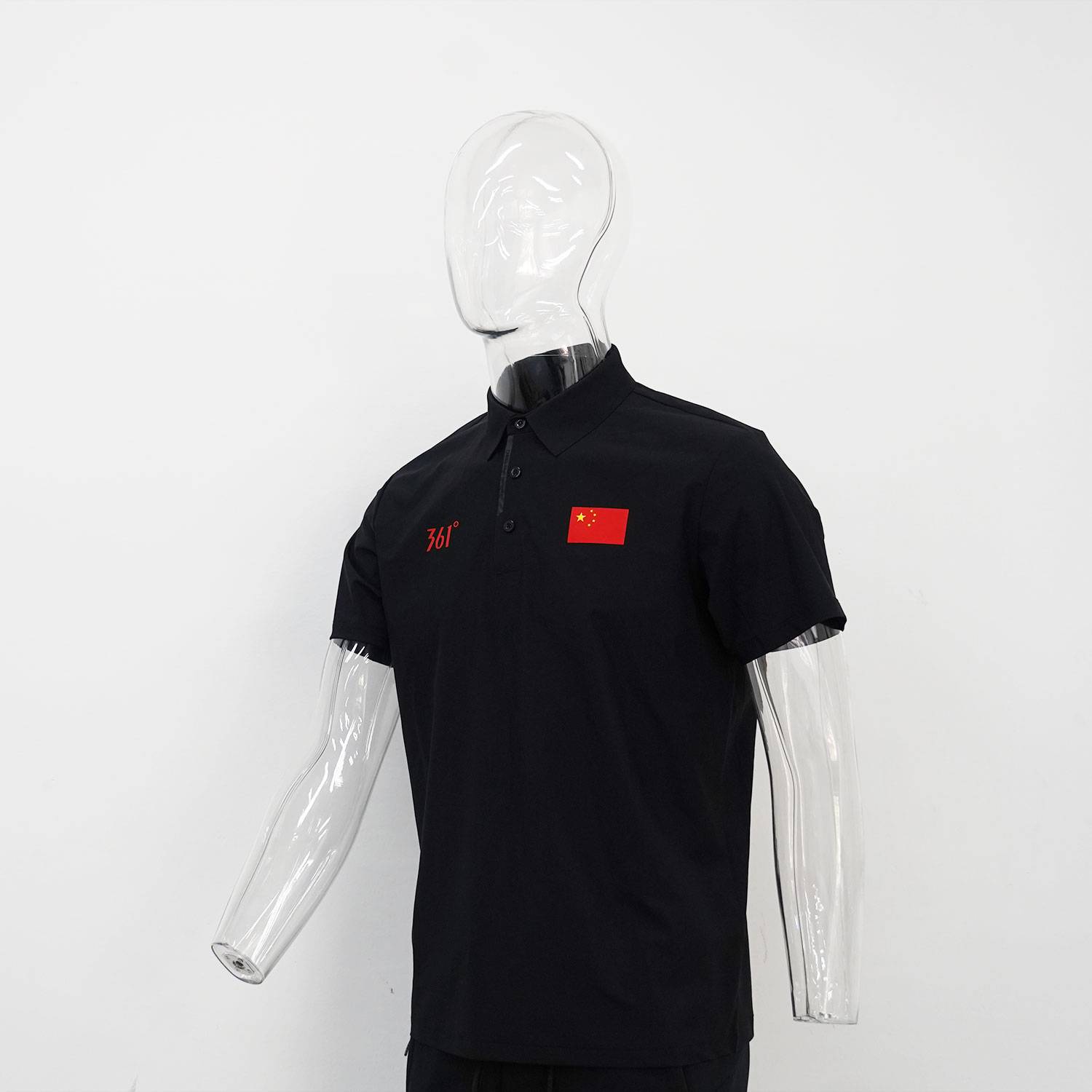 361 degrees 2024 sponsor the Chinese delegation national team leisure sports short -sleeved POLO shirt fast dry short -sleeved national service