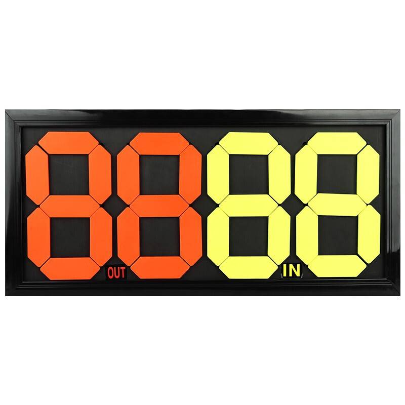 Football replacement brand large (4 digits) double -sided display