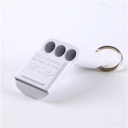 White referee whistle 635+ waterproof latch rope