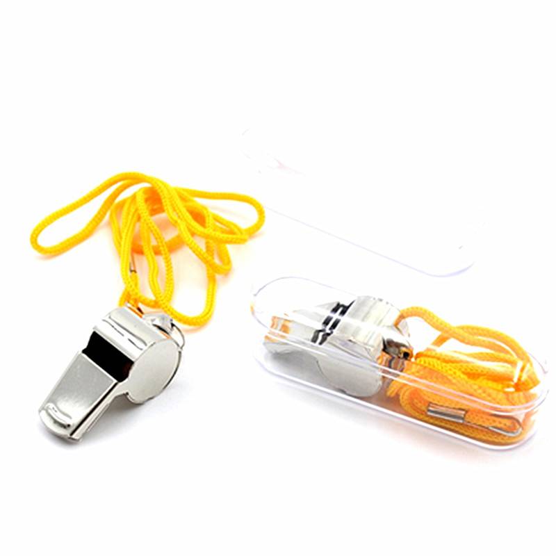 Judge whistles, metal whistles, stainless iron whistles, sports whistles, sports supplies, hanging