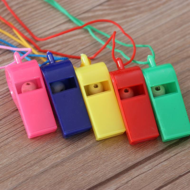 20 color plastic whistle kindergarten parent -child activity companies expand the referee whistle, cheer cheer, cheer,