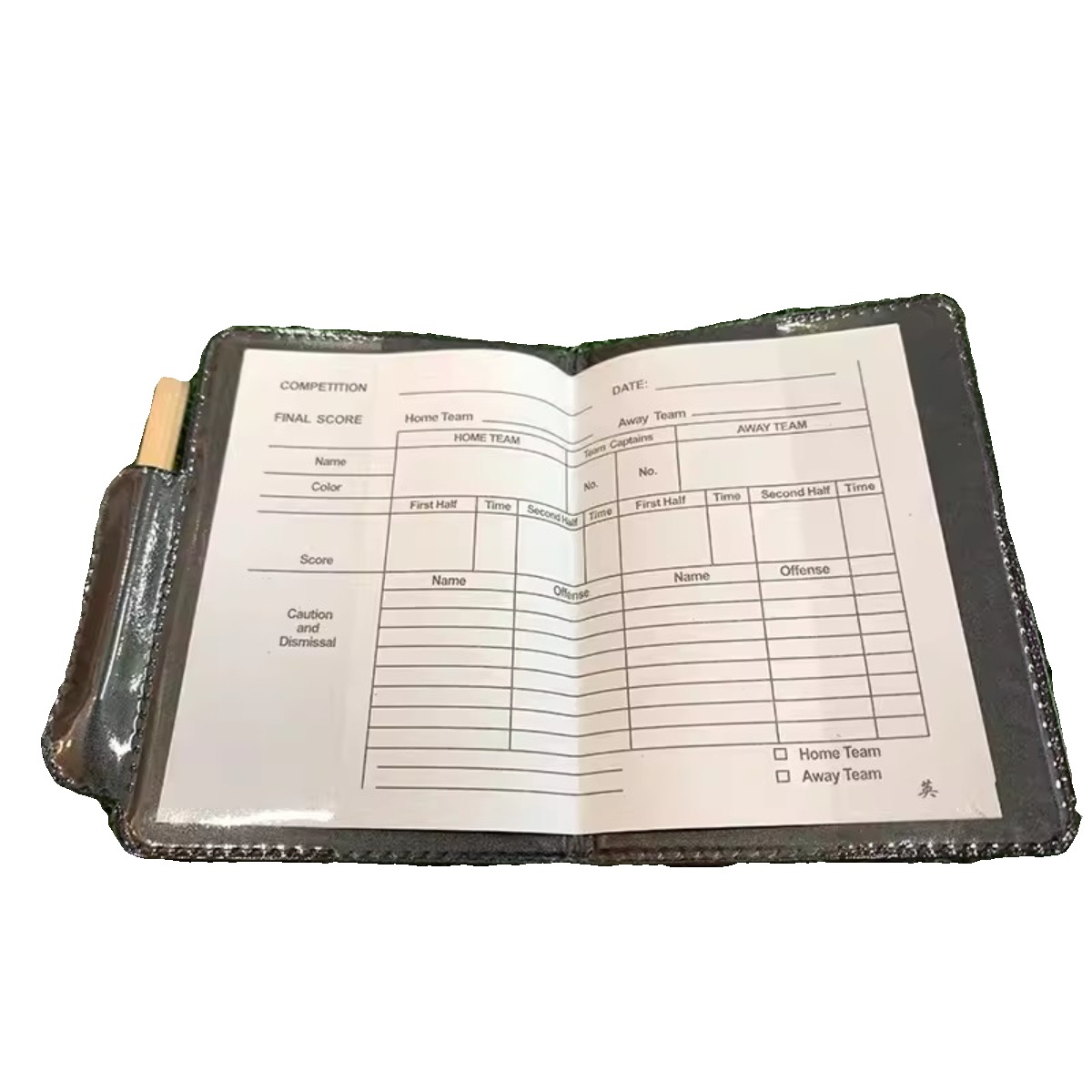 Airgoal loves high football game referee supplies and equipment dedicated red and yellow card recording this leather case pencil suit