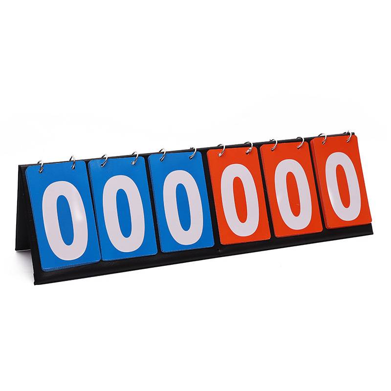 Six digits [Blue Red]