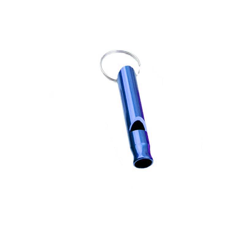 Aluminum alloy small whistle blue
