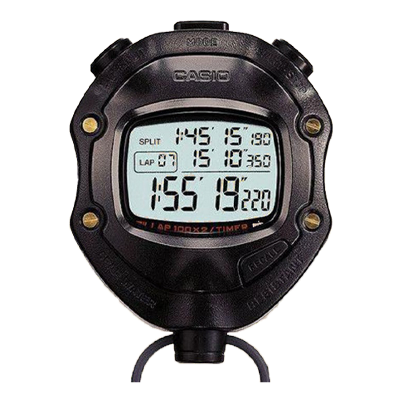 Casio Plot Watron professional track and field HS-80W stopwatch Japanese original training running coach referee dedicated stopwatch