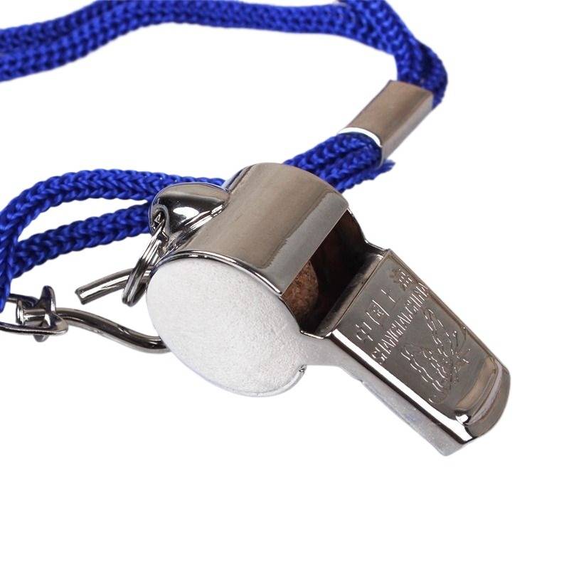 Genuine Shanghai Butterfly Brand Referendum Speak Senior Copper Powder Traffic Command Whistle Metal Exit Slot Competition