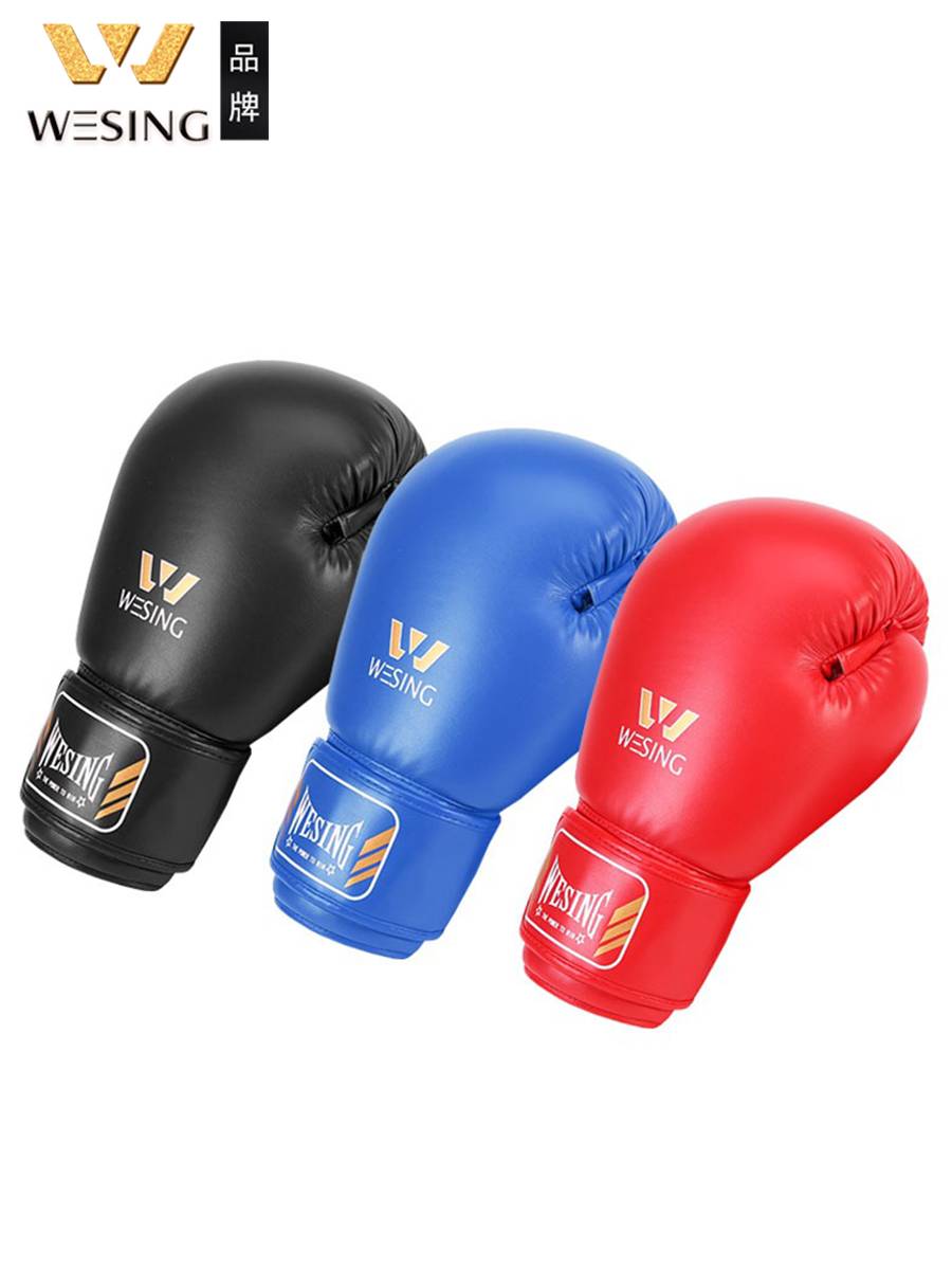 Nine -day Mountain Boxing Gloves Adult Children, Men and Women Professional Sanda Professional Contest Muay Thai Murarus Sands Playing Same
