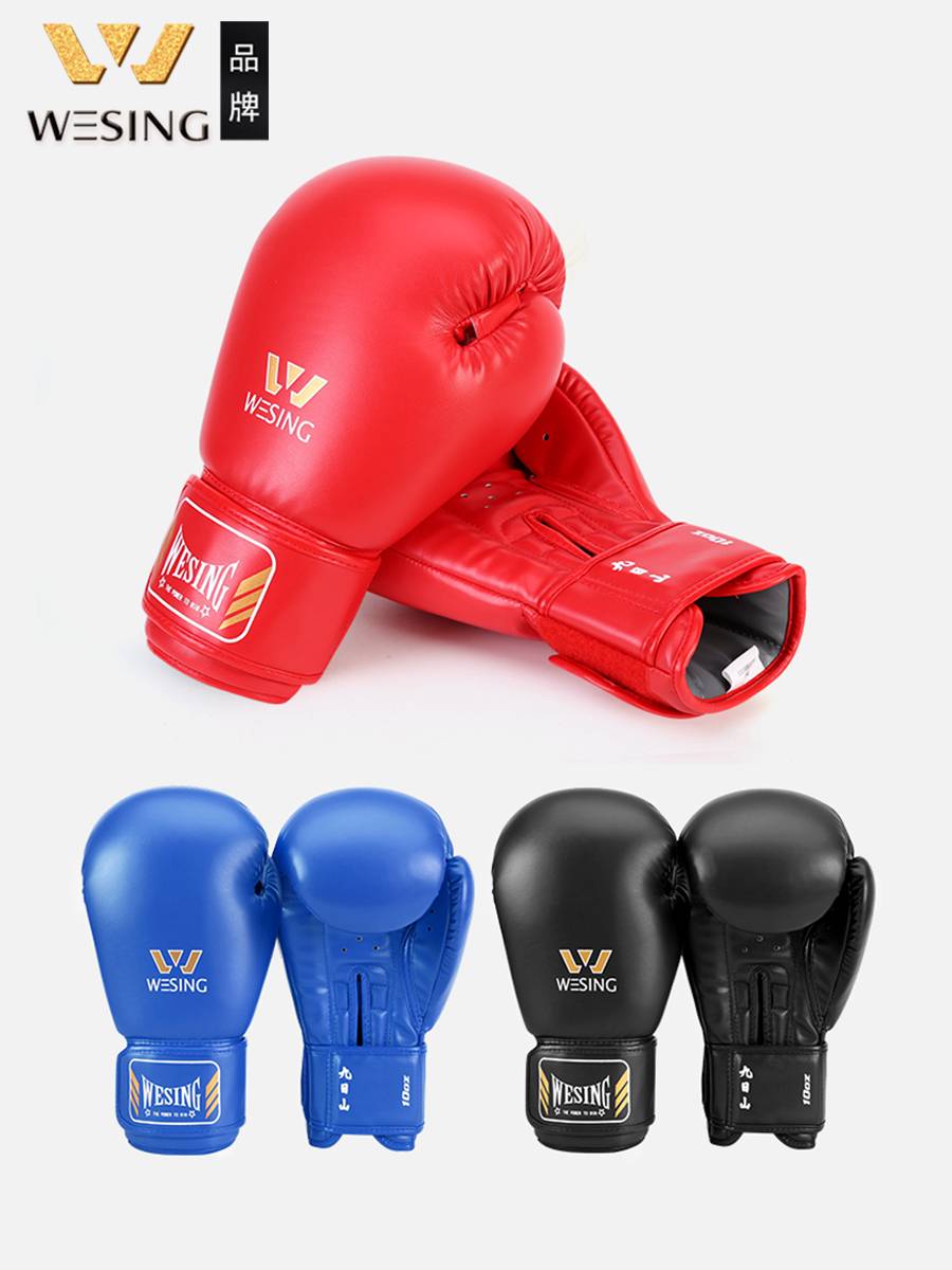 Nine -day Mountain Boxing Gloves Adult Children, Men and Women Professional Sanda Professional Contest Muay Thai Murarus Sands Playing Same