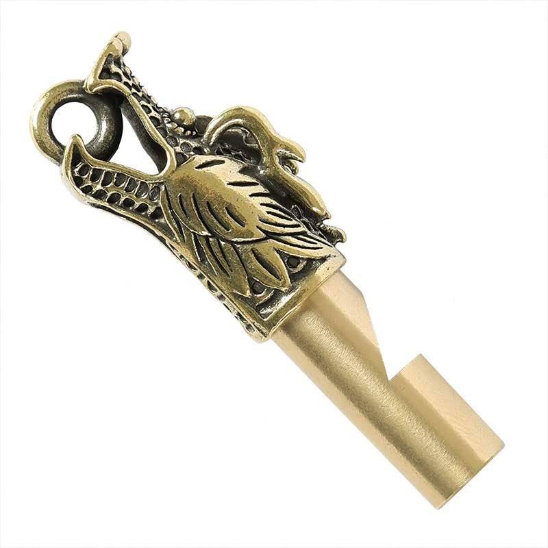 Pure Bronze Exit keychain State Bamboo Fair Light Light Noodles Survival Competition Judge Toning Outdoor Products