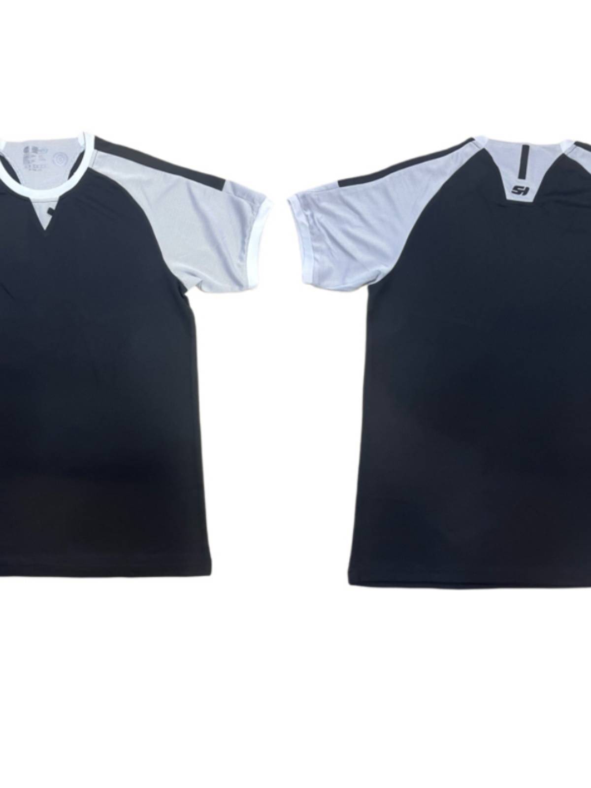 Sanheng sponsoring basketball referee takes the provincial league referee to take the black referee to take the shirt short -sleeved print printing number