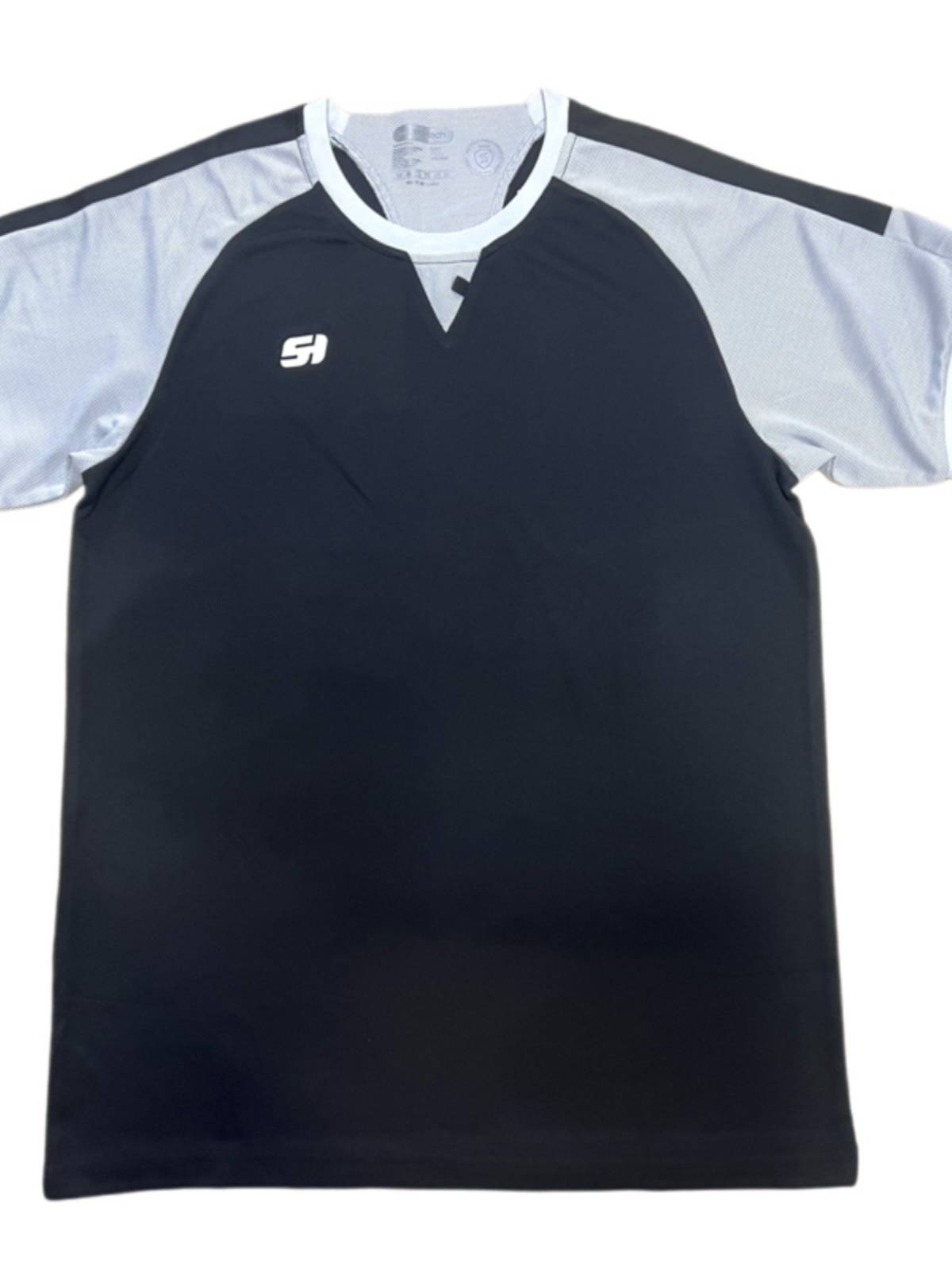 Sanheng sponsoring basketball referee takes the provincial league referee to take the black referee to take the shirt short -sleeved print printing number