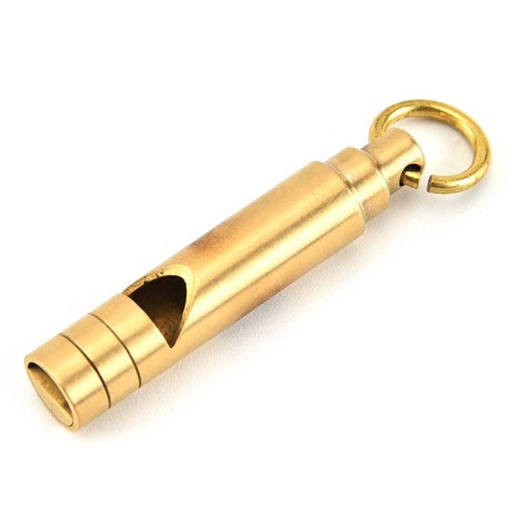 Hiravity pendant retro bronze exit handmade pure referee survival whistle keychain outdoor supplies