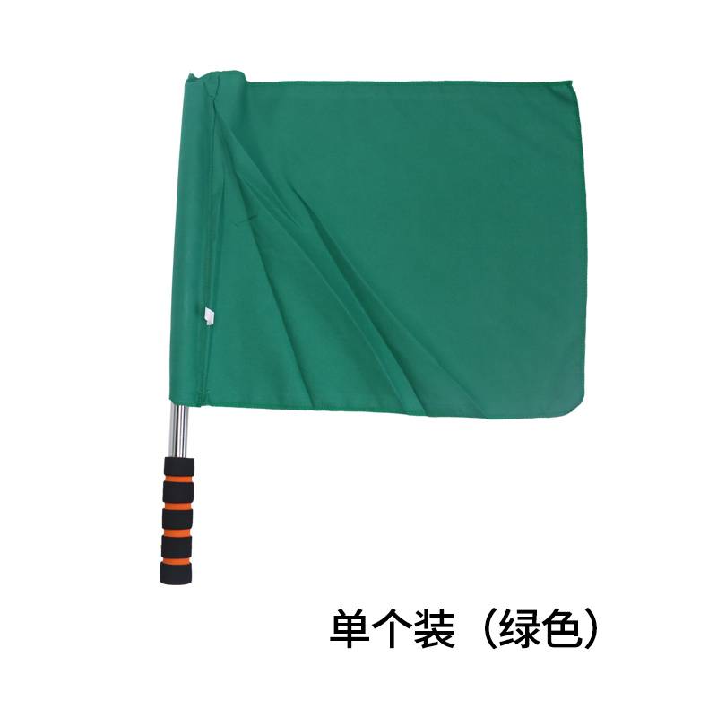 Stainless steel hair order flag-dark green