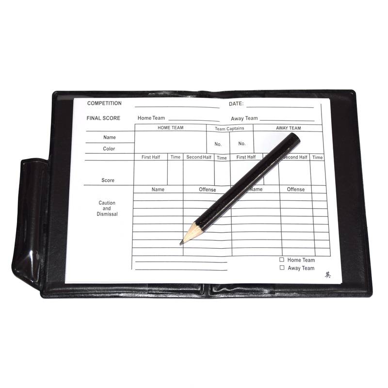 Red and yellow brand football referees in China Super League foul recording this tool special warning card training supplies and equipment