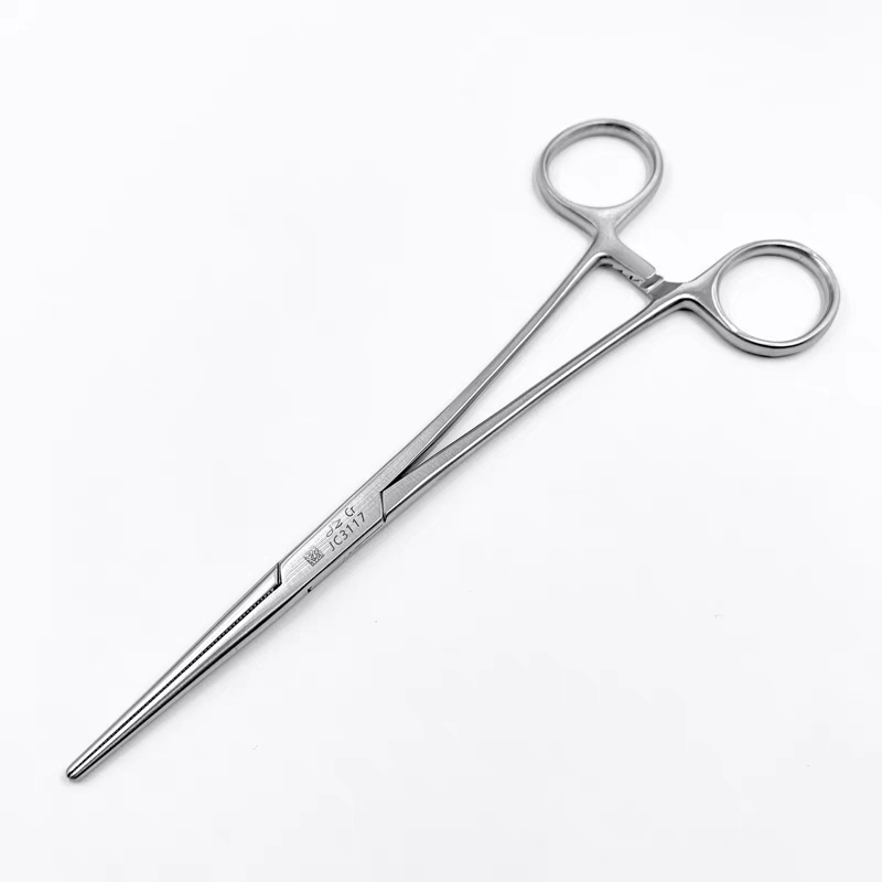 Shanghai Golden Bell Stainless Steel Anti -Bending Placing Vascular Holding Platty Platform Coarse Dipper Double Eyes Holding Permia