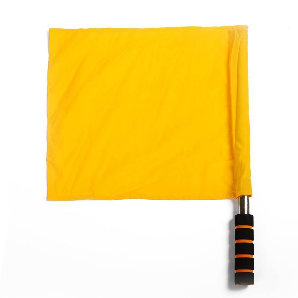 Stainless steel hair order flag-yellow