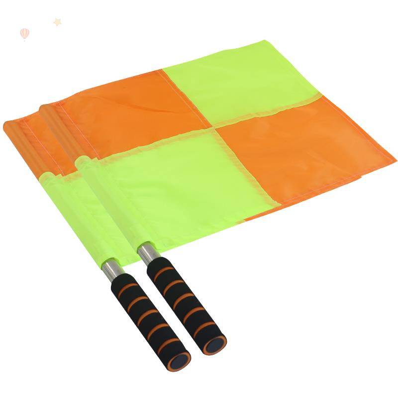 A pair of flags (large grid+storage bag)