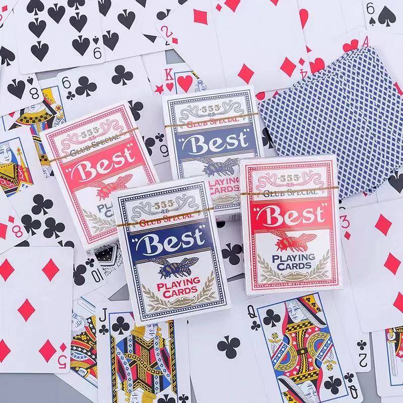 Poker brand new product festivals festival products adult fighting landlord paper brand paper beer red and blue baccaled Baccarat