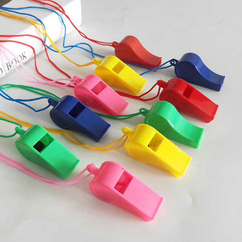 Sports goods plastic whistle children's toys color cheer cheer referee whistle fans manufacturers direct sales