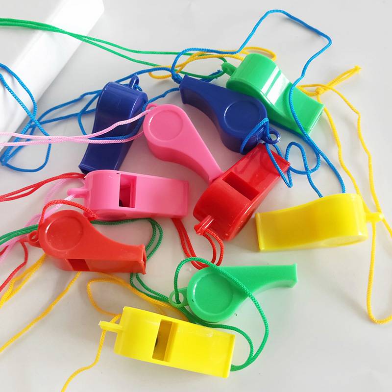 Sports goods plastic whistle children's toys color cheer cheer referee whistle fans manufacturers direct sales