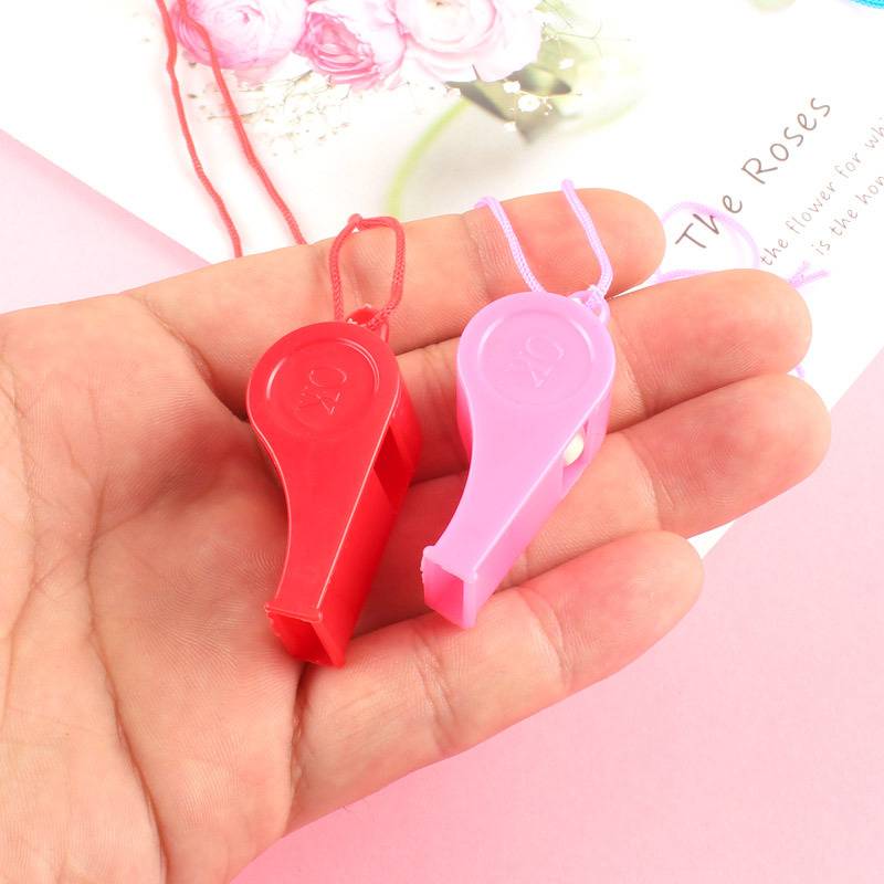 Sports goods plastic whistle children's toys color cheer cheer referee whistle fans whistle manufacturers direct sales