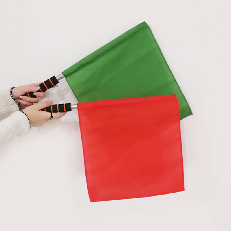 Signal flag double color (red+green)