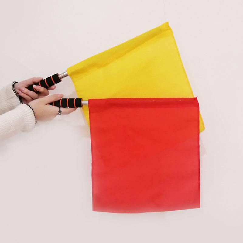 Signal flag double color (red+yellow)