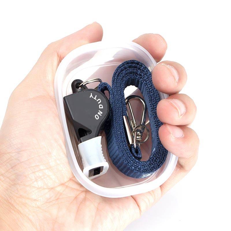 Jingkou whistle+box+mouth-+blue lanyard