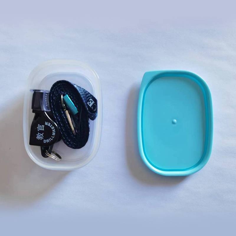 Instructor word whistle+box+mouth-+blue latch rope