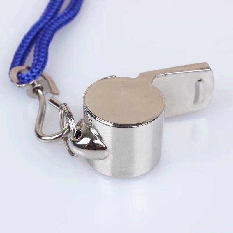Butterfly whistling football referee with a supersonic field training professional metal whistle