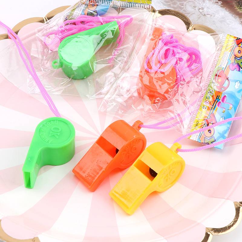 Children's sports goods plastic mouth whistle toys cheer referee whistle child toys