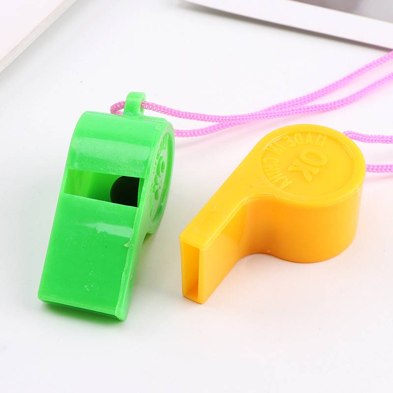 Children's sports goods plastic mouth whistle toys cheer referee whistle child toys