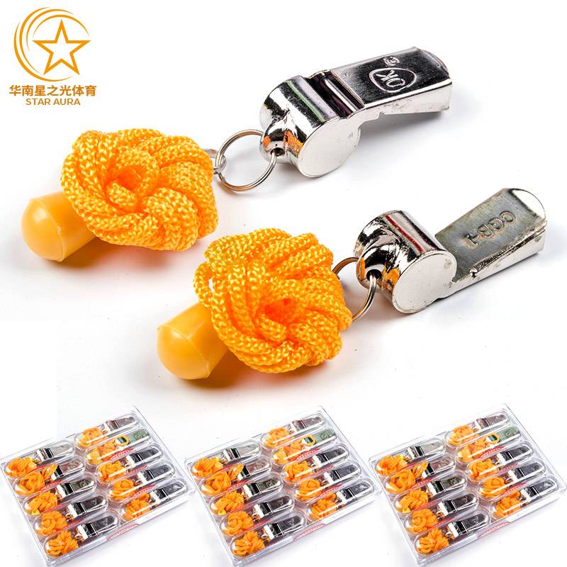 OK brand steel whistle referee dedicated gold stainless steel mouth whistle unit school training mouth whistle 