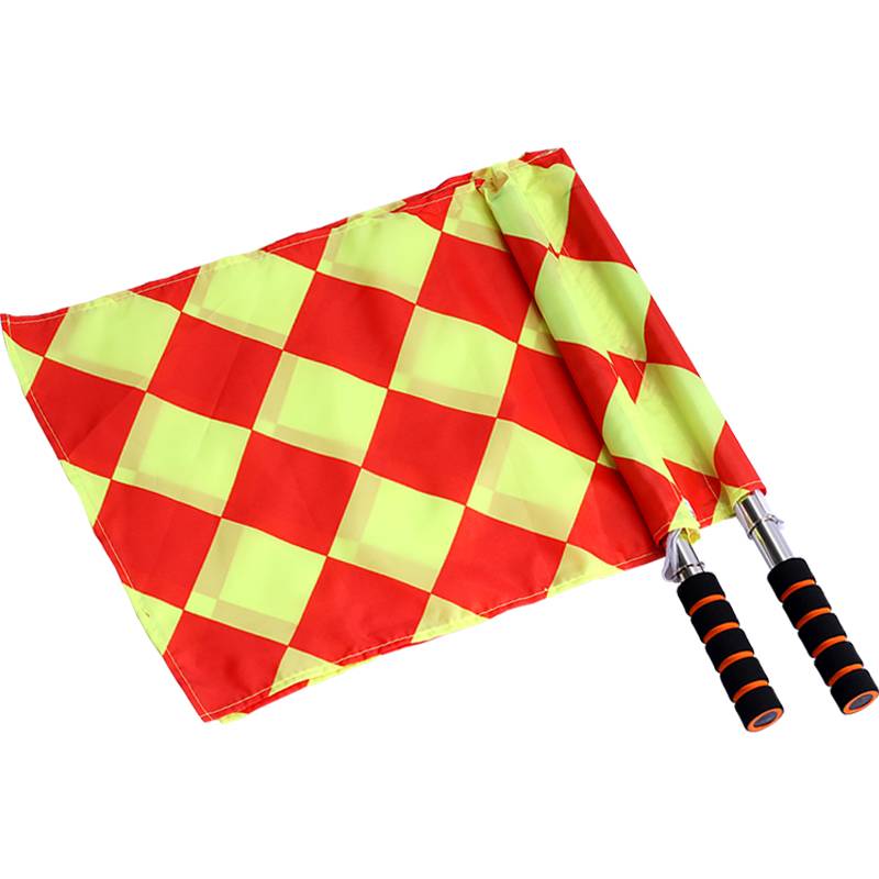 Flag Fair and Field Mornemisa Touring Banner Football Course Red, yellow, yellow -green and white traffic command hand flag railway signal flag