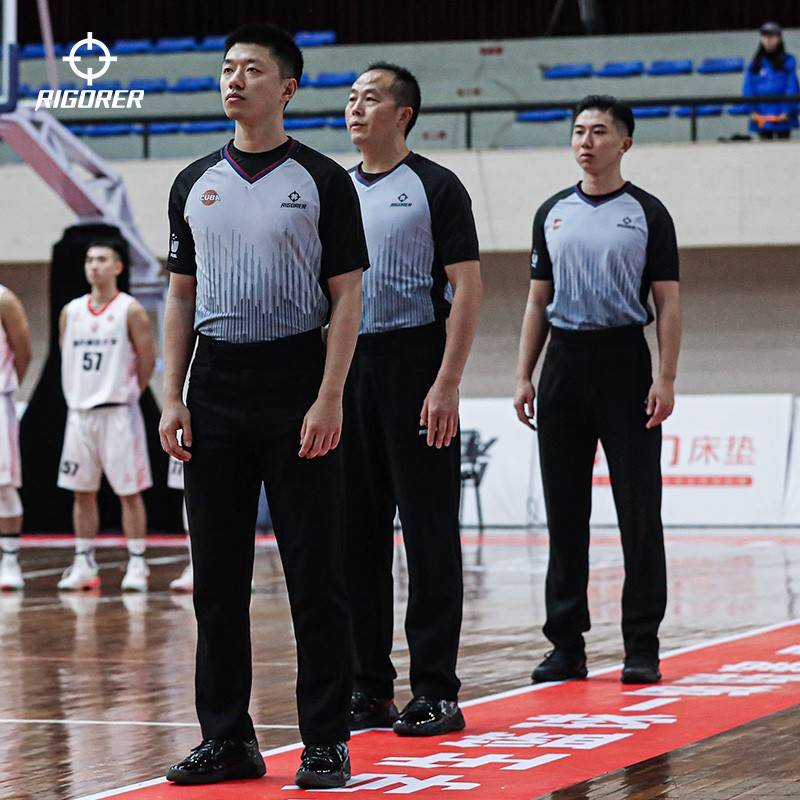 Persistent referee takes CUBA sponsorship of the same basketball game sports short -sleeved air -breathable T -shirt professional equipment