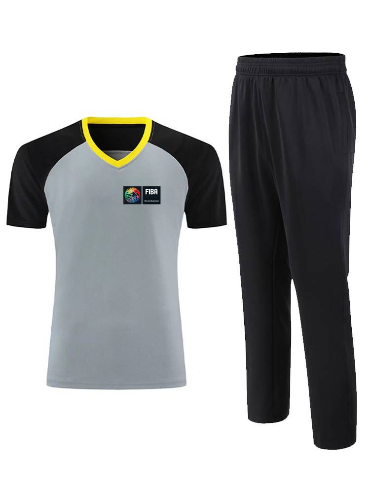 World Championships Basketball Magistrates Set Grace Referee Clothing Referee Pants Pants Men's Full Printing Number