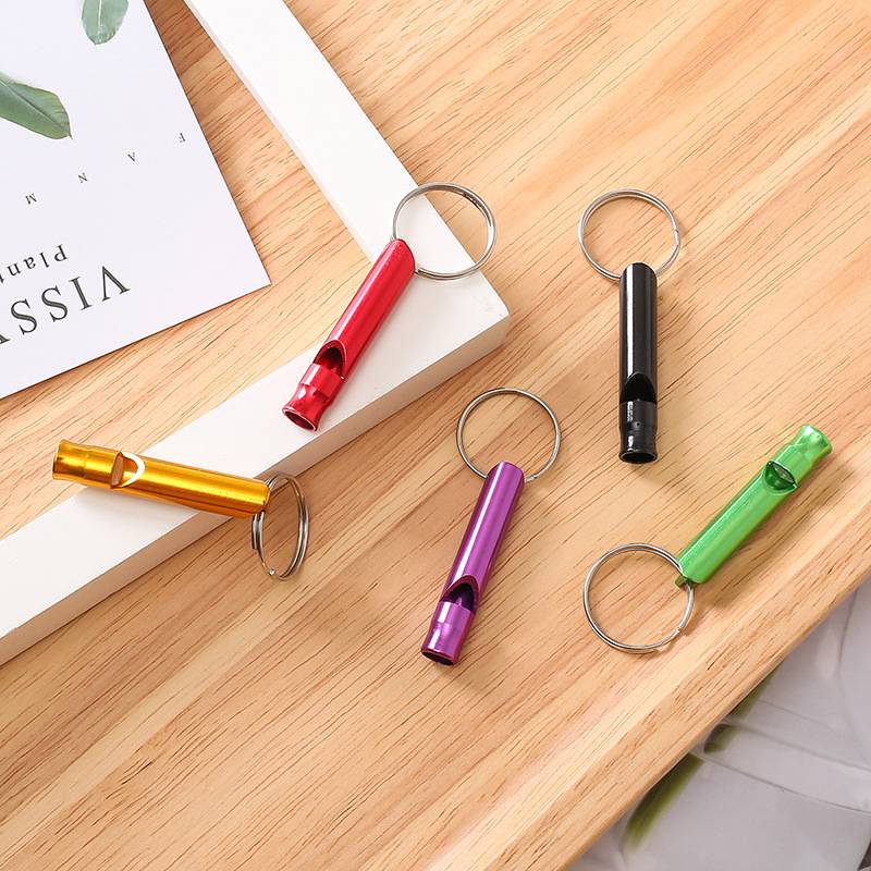 Can be used for outdoor aluminum alloy survival whistle emergency referee tent accessories climbing emergency whistle