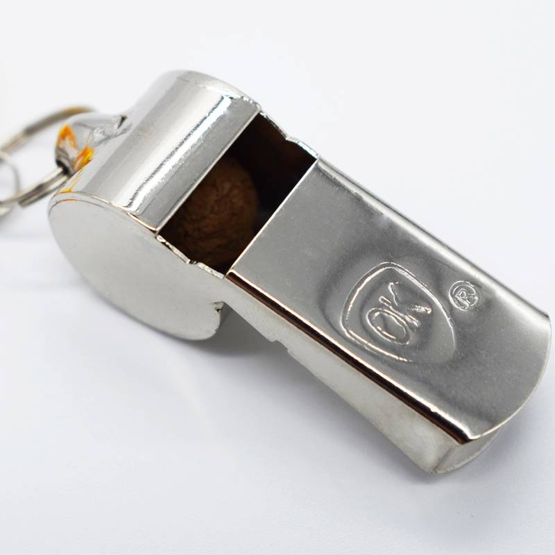 Genuine OK brand stainless steel port,  metal whistle, copper mouth whistle training competition mouth outdoor outdoor whistle