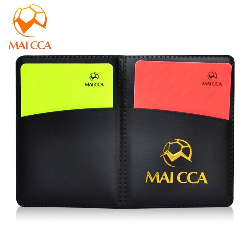 McCar thick red and yellow card