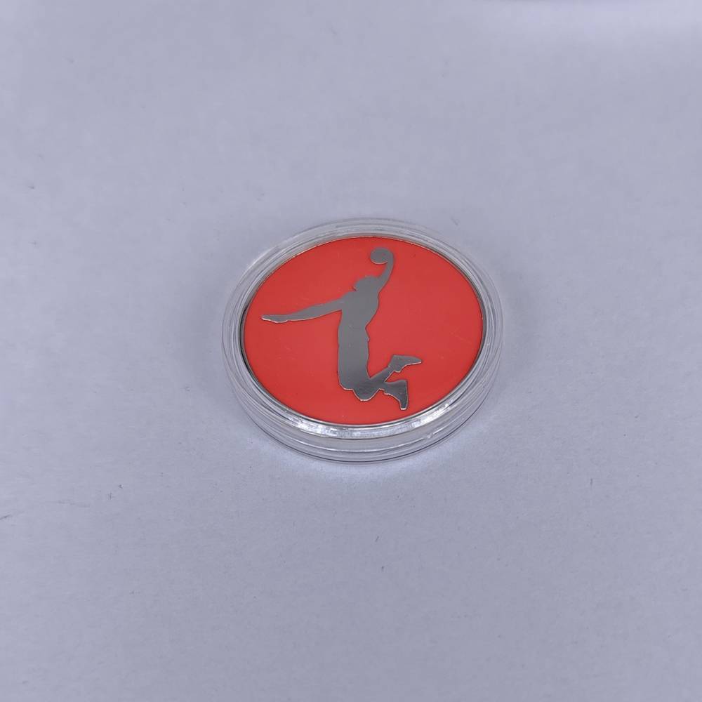 Red+round storage box