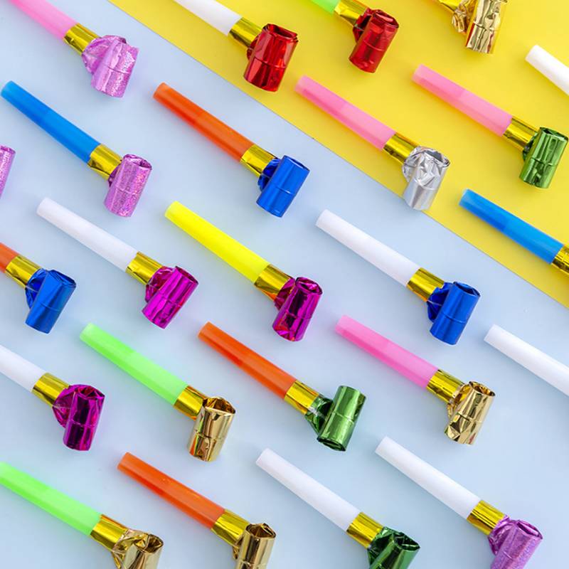 [10 installations] Blowing Longkou whistle (random mix of color)