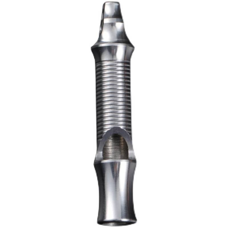 KS011 Metal Stainless Steel Spirit Single Single Pipe Outdoor Survivor Training Products High -frequency explosion whistle