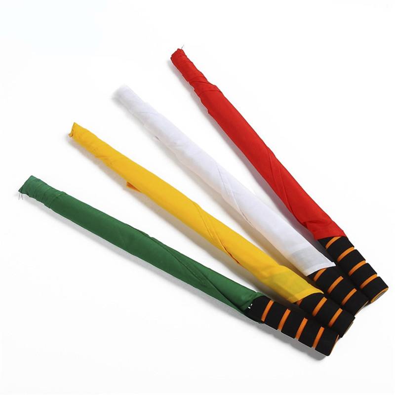 Stainless Steel Handwriting Ling Banner Traffic Command Banner Red Railway Signal Banner Football Ranning Flag Patrol Banner