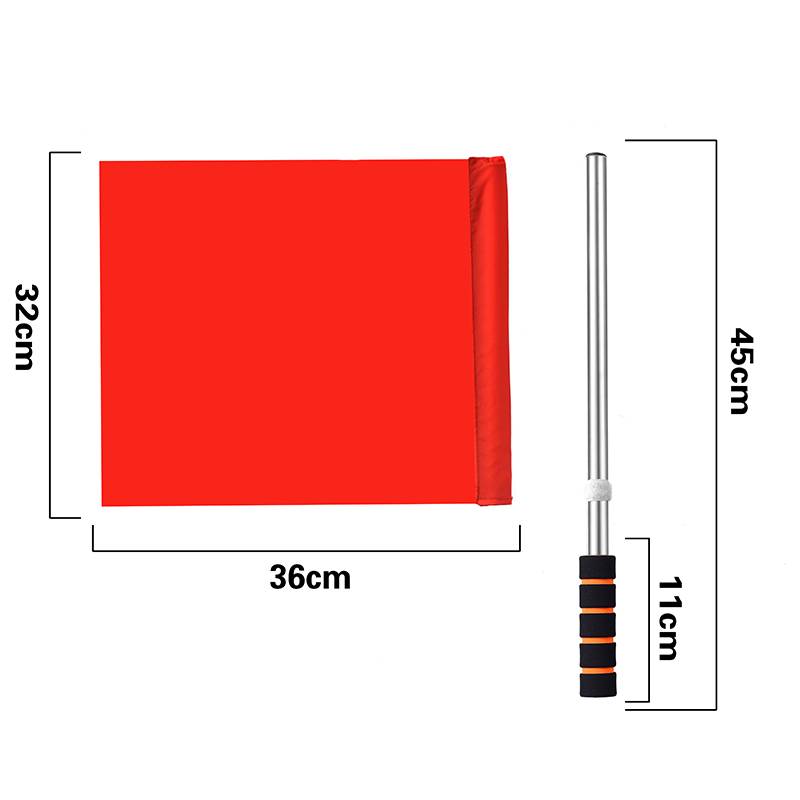 Send the flag signal flag competition referee command flag patrol flag football training